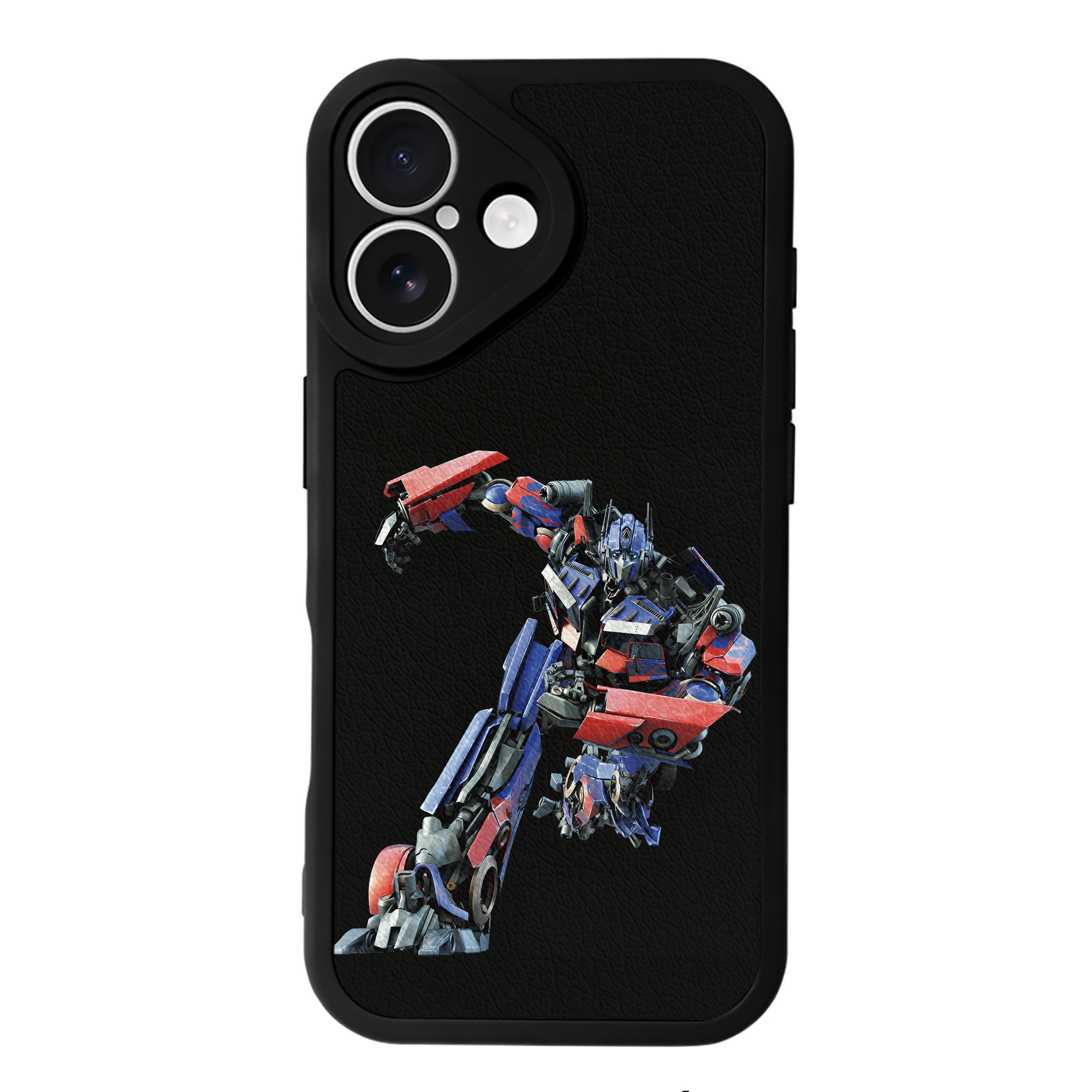 （画像用） Transformers トランスフォーマー 【iPhone 16シリーズ対応】シリコンスマホケース（レザー調） 材質：シリコン